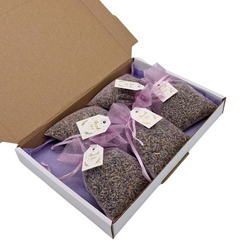 Lavendel geurzakjes - 5 x 12 gram heerlijk geurende zakjes - "Bedankt" Lila