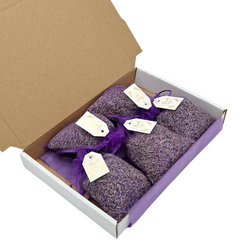 Lavendel geurzakjes - 5 x 12 gram heerlijk geurende zakjes - "Bedankt" Paars
