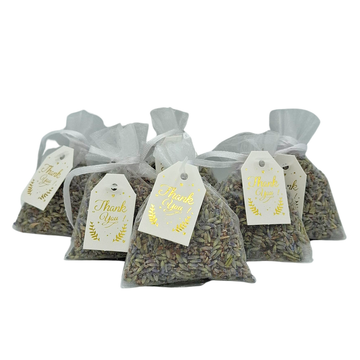 Lavendel Geurzakjes "Bedankt" Wit