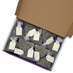 Lavendel Geurzakjes "Bedankt" Wit
