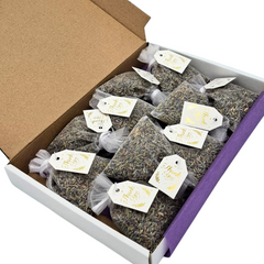 Lavendel Geurzakjes "Bedankt" Wit